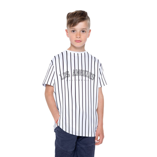 Kids Striped Sports Jersey