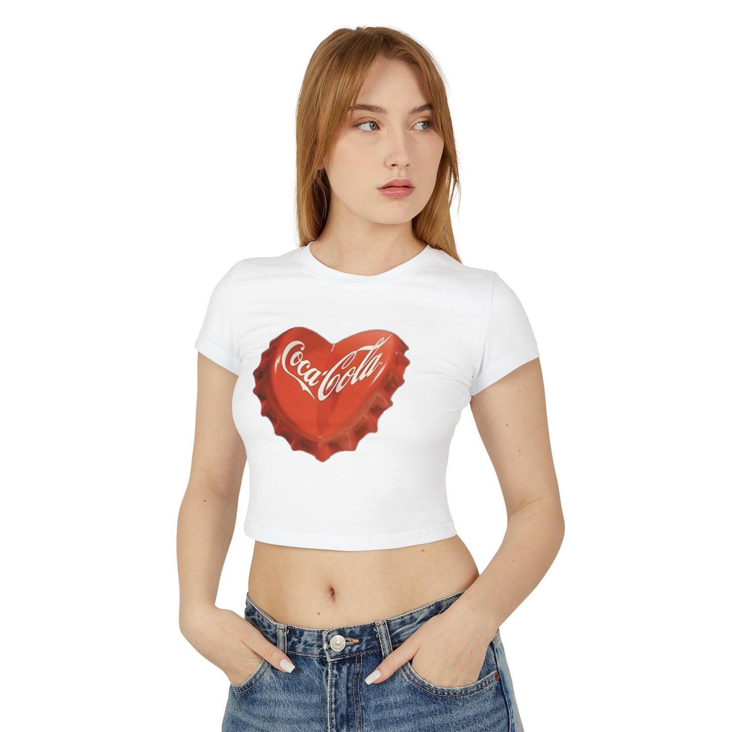 Coke Lovers Graphic Women's Baby Tee Shirt