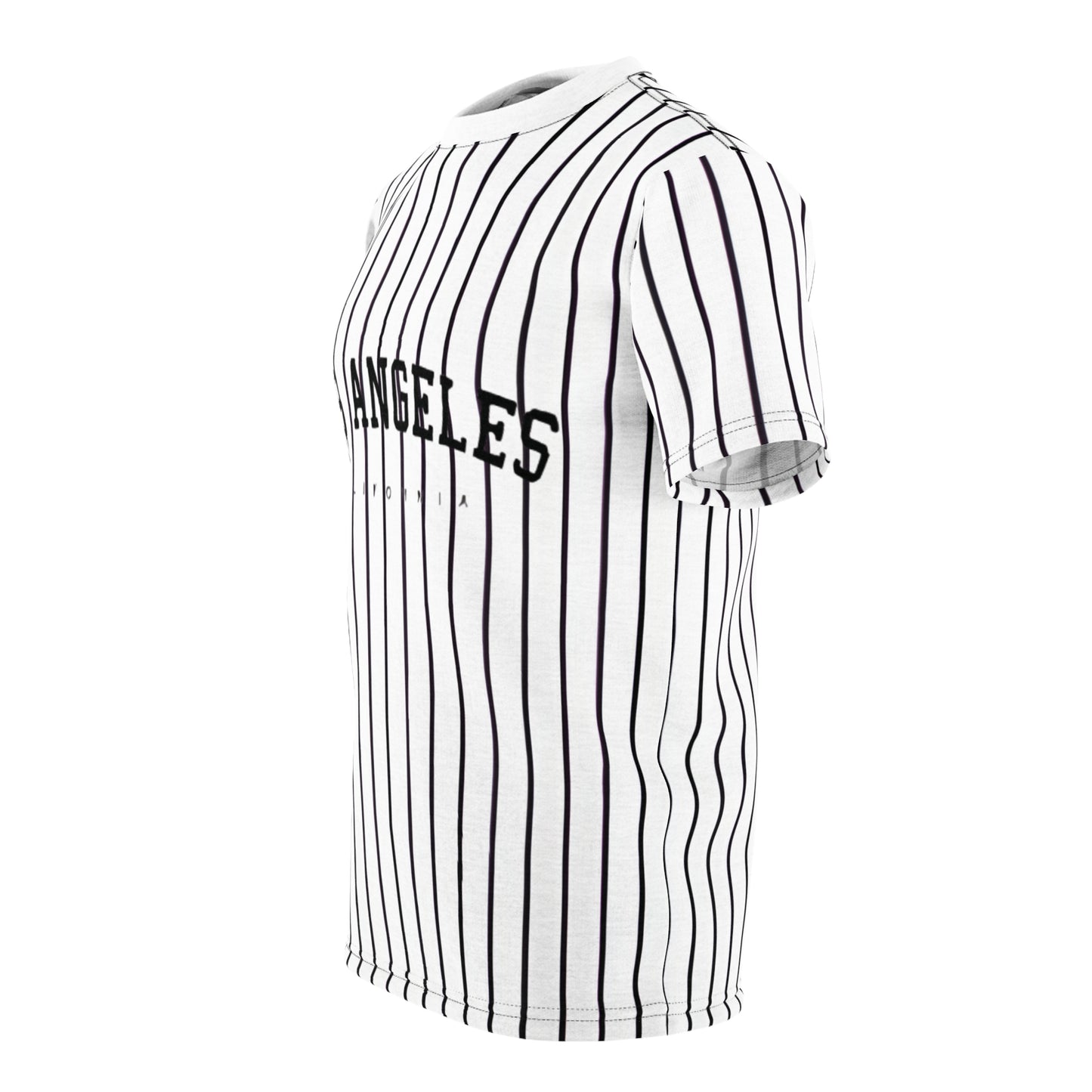 Unisex striped Los Angeles Tee