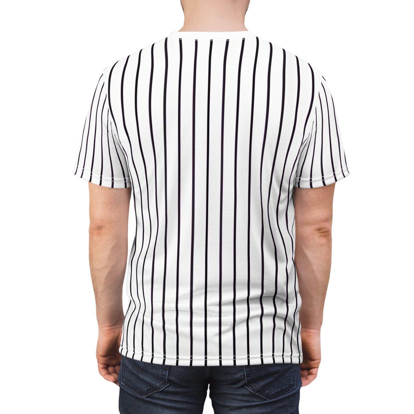 Unisex striped Los Angeles Tee