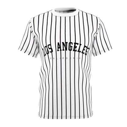 Unisex striped Los Angeles Tee