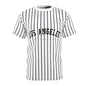 Unisex striped Los Angeles Tee