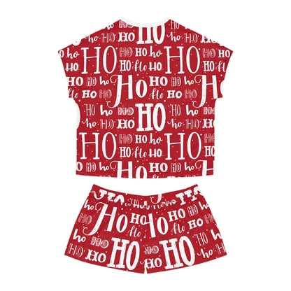 Women's Short HO-HO-HO Christmas Pajama Set