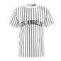 Unisex striped Los Angeles Tee