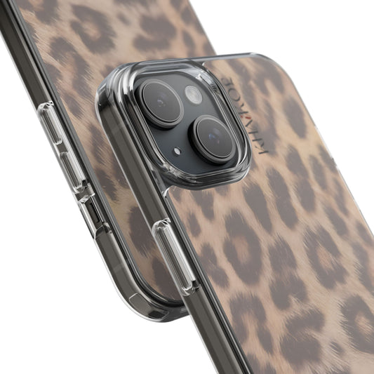 Clear Cheetah Phone Case